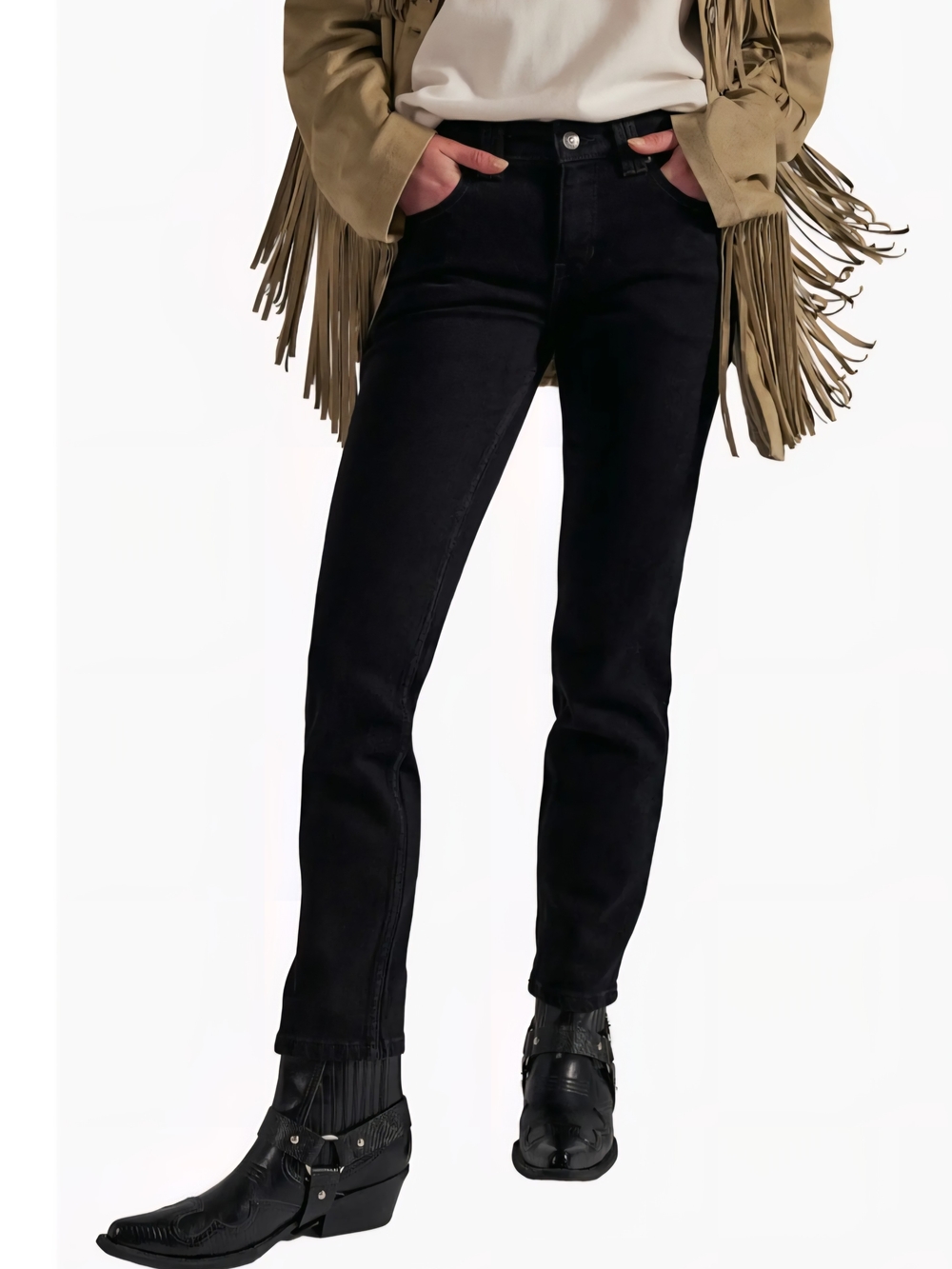 Free People Black Skinny Jeans